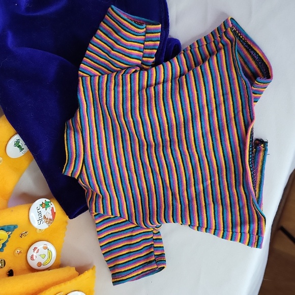 American Girl Grin Pin Jacket Striped Tee Hanukkah Skirt 1996 Pleasant Company - Picture 5 of 8